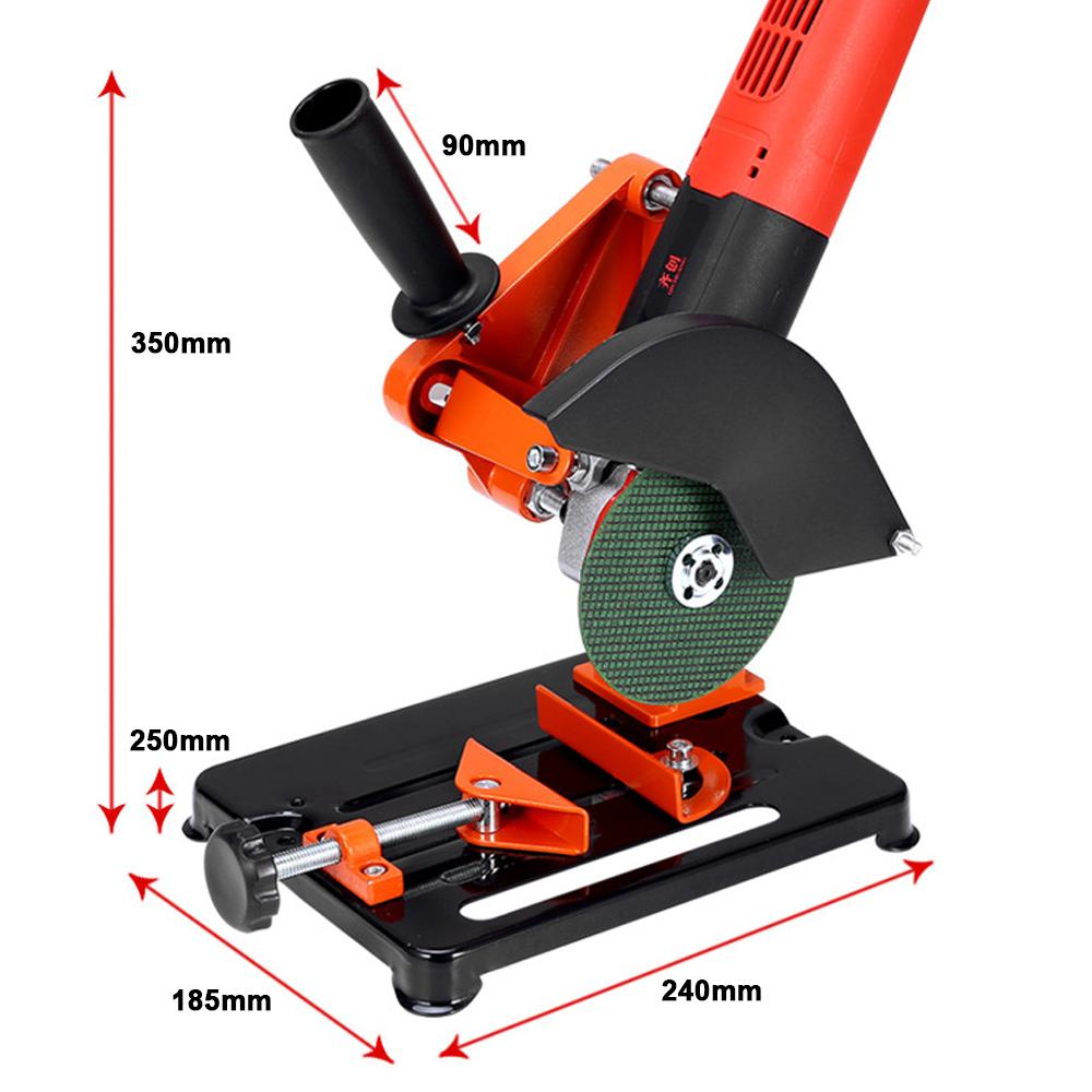 Angle Grinder Stand, Slloy Aluminum Angle Grinder Stand Angle Grinder Accessories with Thickened Base for Cutting Machines for