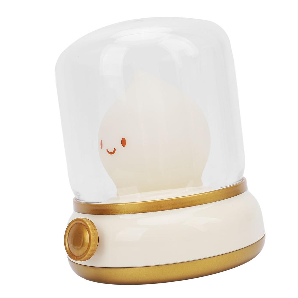 Kerosene Night Light 800mAh Cozy Light Bedside Table Light Cute Silicone Baby Night Lamp For Bedroom