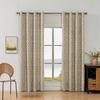 Blackout Jacquard Curtains Plaid Living Room Bedroom Multiple Sizes Available
