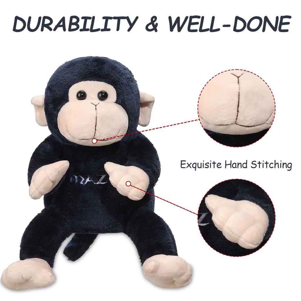 MAZEL Monkey Golf Headcover for Drivers (440cc, 460cc) (Navy Blue)