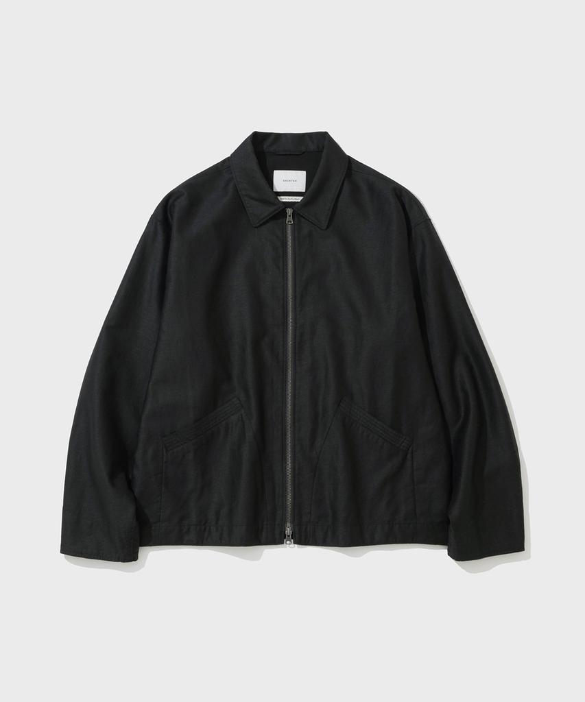 Shirter Linen Moleskin Foreman Jacket (Black)
