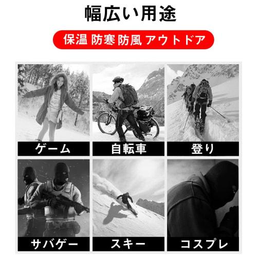 Trifong Knit Balaclava, Navy Blue, 3-Eye Hole, Winter Warmth, Breathable, Lightweight, Full-Head Mask, Windproof, for Airsoft, Motorcycles, Fishing, C