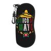 Cinco De Mayo   Glasses Case  Pocket Sunglasses Case For Men Women Classic Eyewear Organizer Zipper Eyeglass Protector