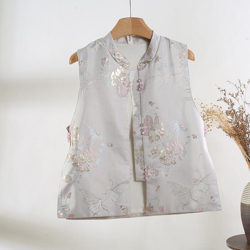 

Vest Year Vest 2025 New Large Size Skinny Women s Top M [Recommended below 50kg] озеро синього кольору