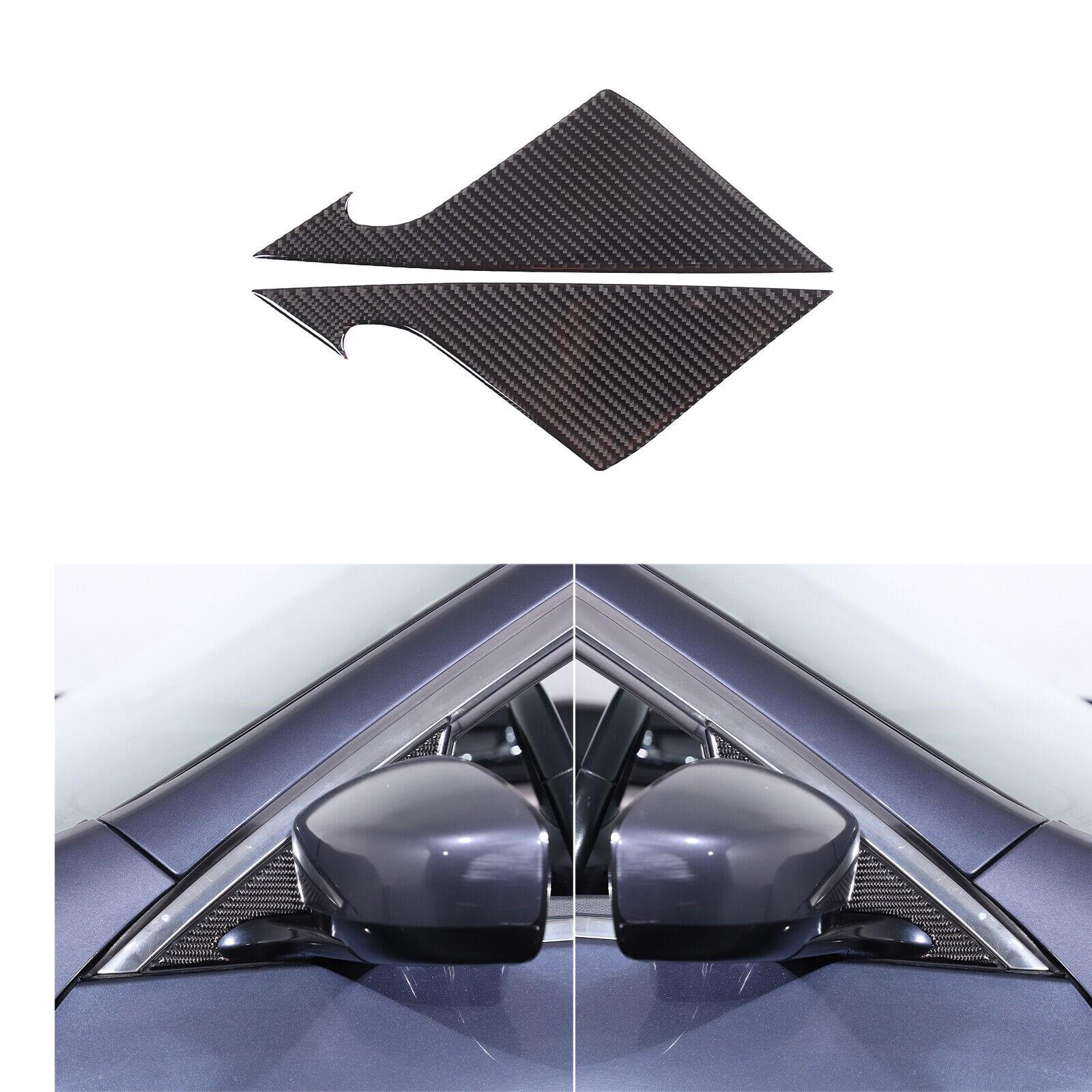 For Infiniti G37 2007-2013 Sedan Carbon Fiber Rearview Mirror A-Pillar Cover