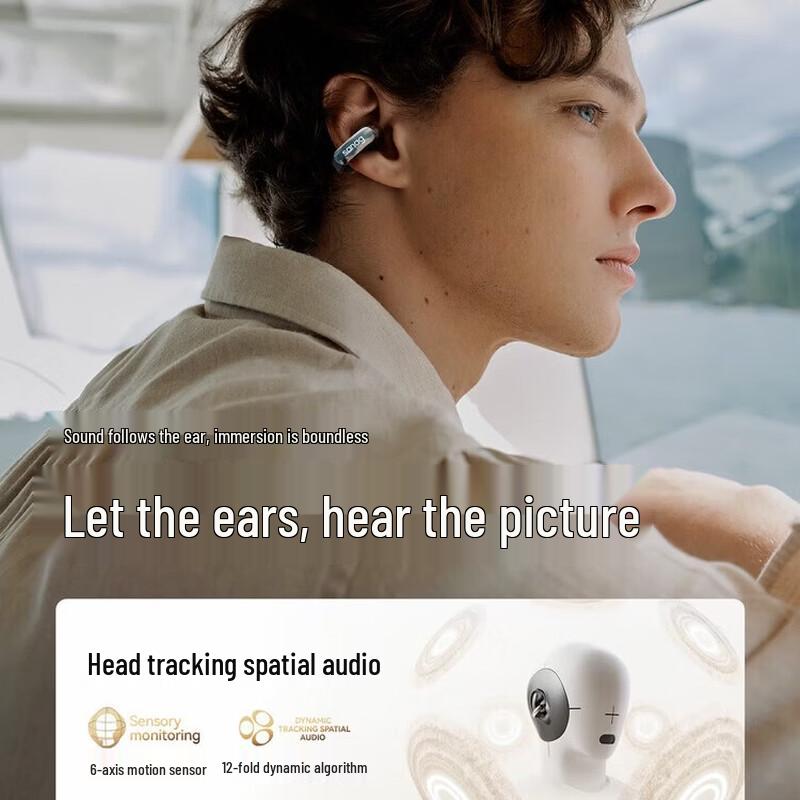 SANAG S9S AI Bone Conduction Ear Clip Headphones