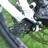 2Pcs MTB Rear Seat Footrest Mounted On Back Wheel Bike Pedals Folding Footboard Cycling Accessories Non-slip Bicycle Pedals