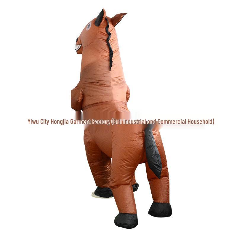 Parent-Child Inflatable Horse Riding Costume - Halloween Party & Role-Playing Props