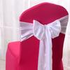 10pcs Wedding Decoration Products Ribbons Ribbon Banquet Chair Covers Bows Chair Straps Banquet Party Decoration Sillas
