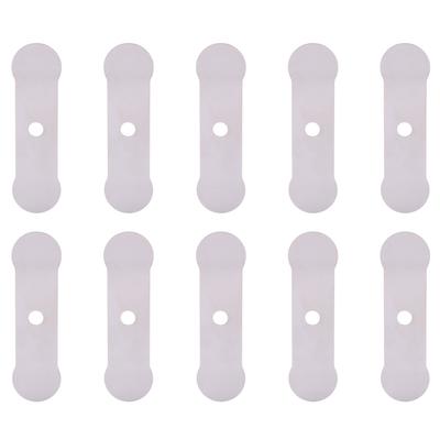 10Pcs Valve Plate Air Compressor Silent OilFree Machine Aluminum Accessories Replacement(Long Valve