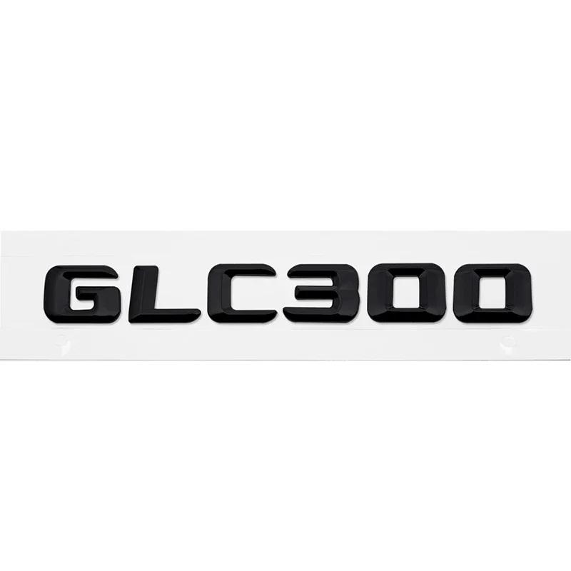 Alloy ABS Car Emblem Sticker Rear Trunk Letter Number Badge for Mercedes Benz GLC43 GLC63 GLC200 GLC260 GLC300 Accessories