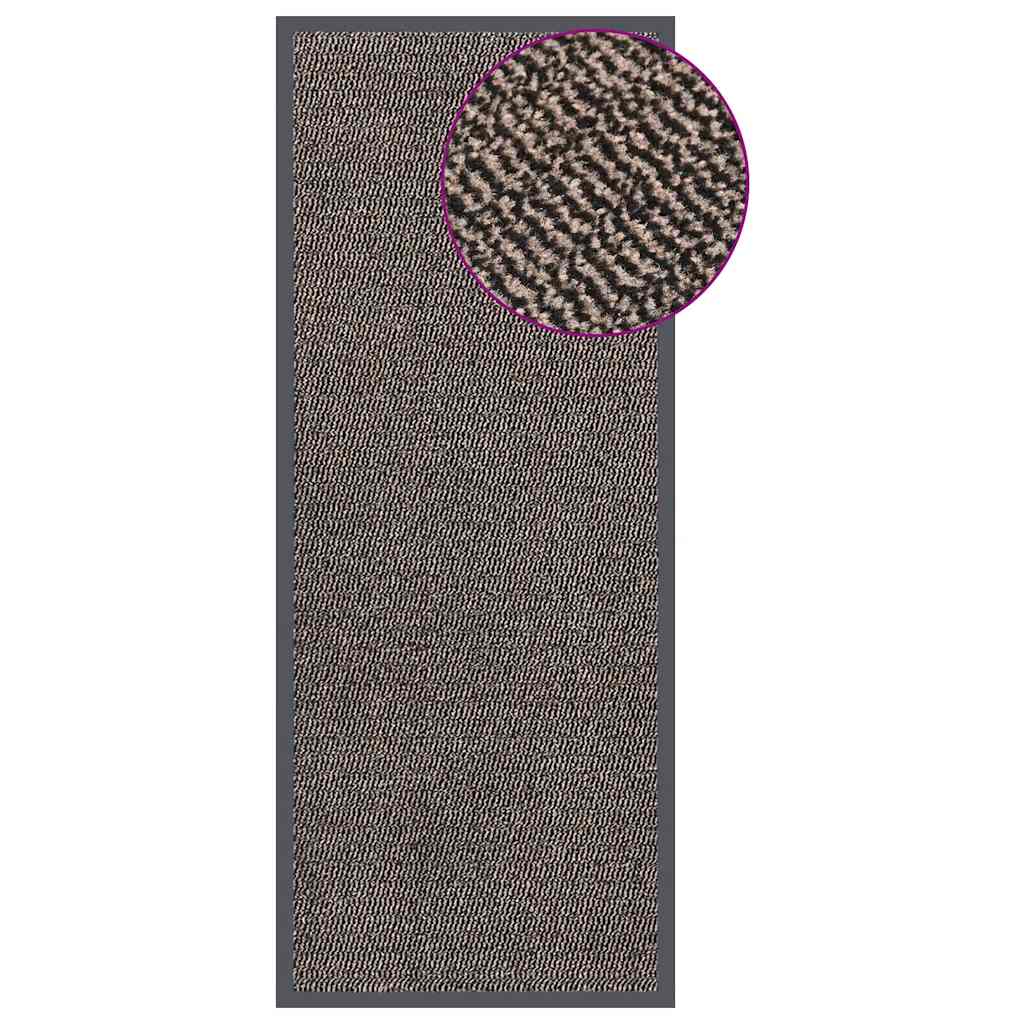 Tufted Doormat 60 x 150 cm Dark Brown