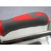 Faithfull Flooring Trowel Stainless Steel Soft Grip Handle 16 X 4in