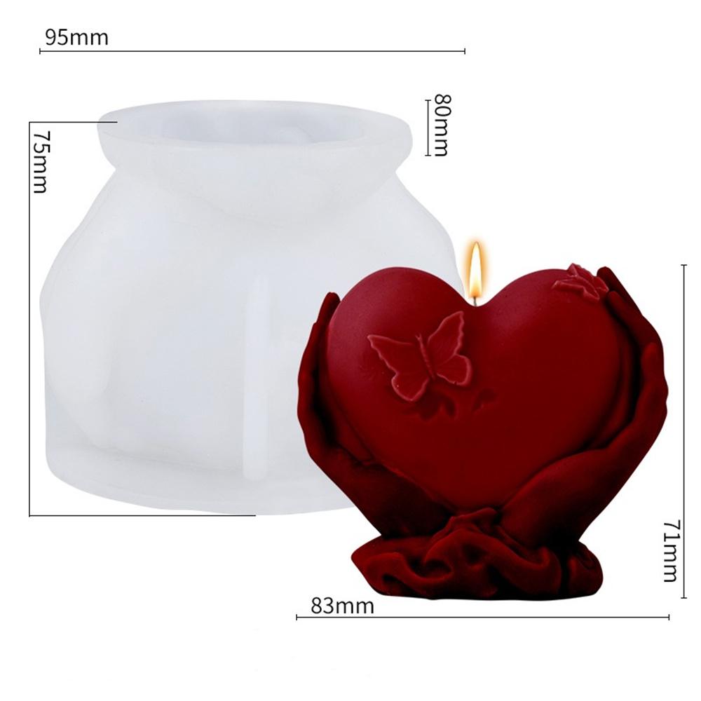 

3D Руки, держащие любовь, Силиконовая форма для свечей, Сделай сам, Ручная работа, Свеча, Мыло, Гипсовые поделки, Форма для смолы, цемента, Подарок на День святого Валентина