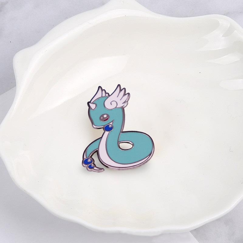 Unicorn Enamel Pins Collect Kawaii Dinosaur Metal Cartoon Brooch Backpack Hat Bag Collar Lapel Badge Fashion Jewelry