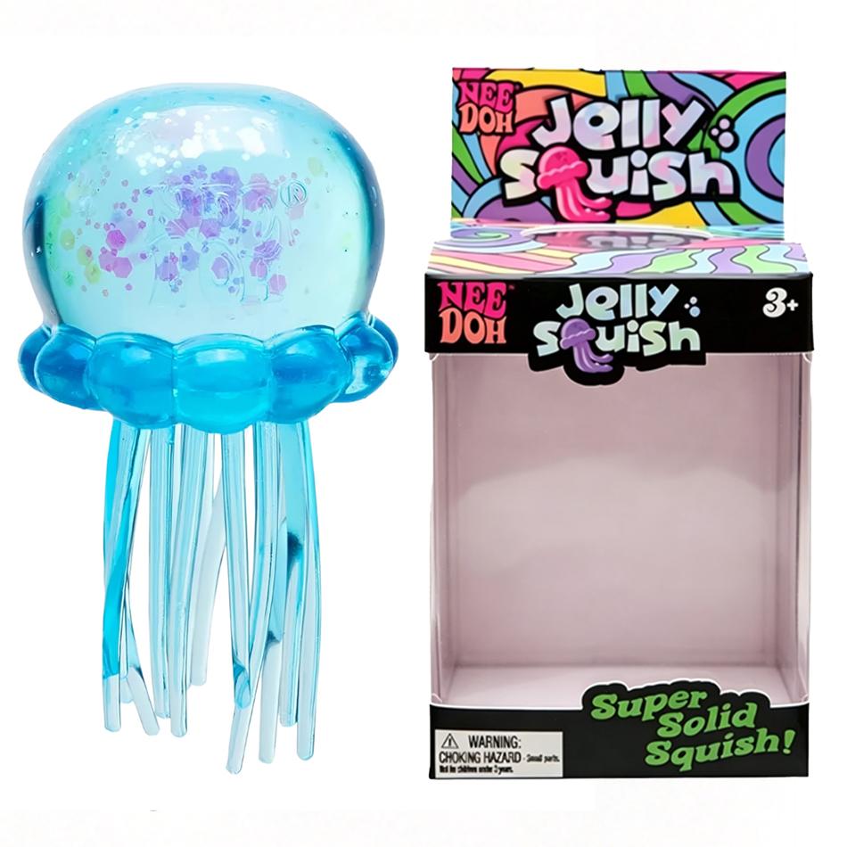 Cute Nee Doh Octopus Squishy Toy - Waterproof Jelly Hops Fidget Water Play Sensory Toy for Boys And Girls Great Gift Idea