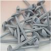 50pcs Plastic Tent Pegs Mushroom Domed Carpet Pegs Grey Garden Nails Hot Sale 95mm Tent