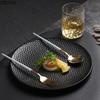 Nordic Creative Hotel Steak Pasta Plate Restaurant Food Decoration Dessert Plate Ceramic Dining Plate Home Solid Color Tableware