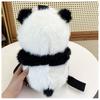 Kawaii Panda Plush Backpack Cute Animal Plushie Doll Women Crossbody Soft Shoulder Bag for Travel Party Female Birthday Gift