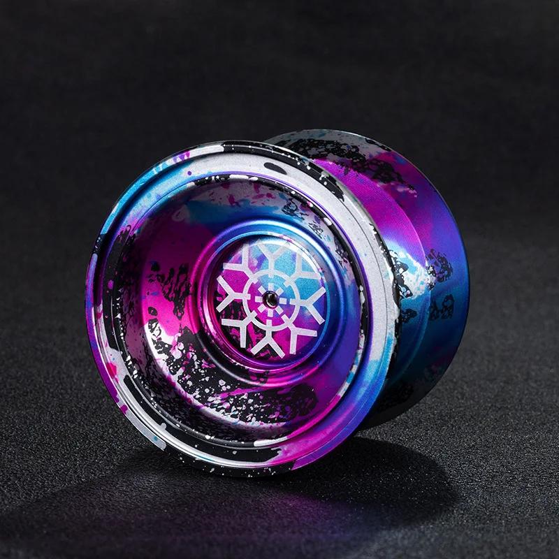 Yoyo Professional Magic yoyo Metal Yoyo With 10 Ball Bearing Alloy Aluminum High Speed Unresponsive Yo Yo Classic Toys For Kids