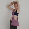 Buckle Stripe Bag (Purple)