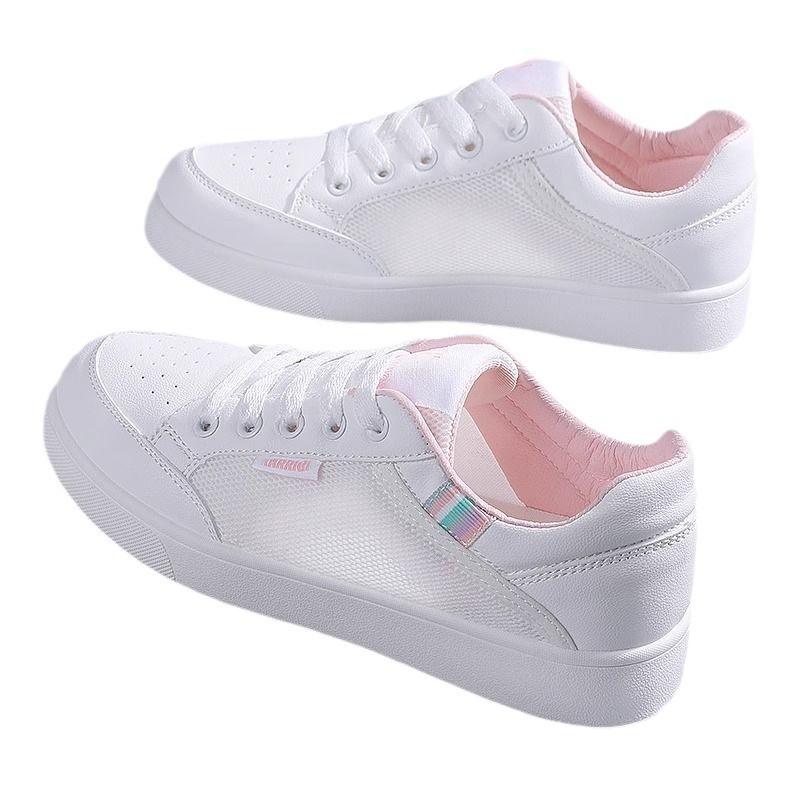 Internet Celebrity Little White Women's Shoes Spring and Summer Breathable Thin Shishang Versatile Board Shoes Mesh Sneakers Children