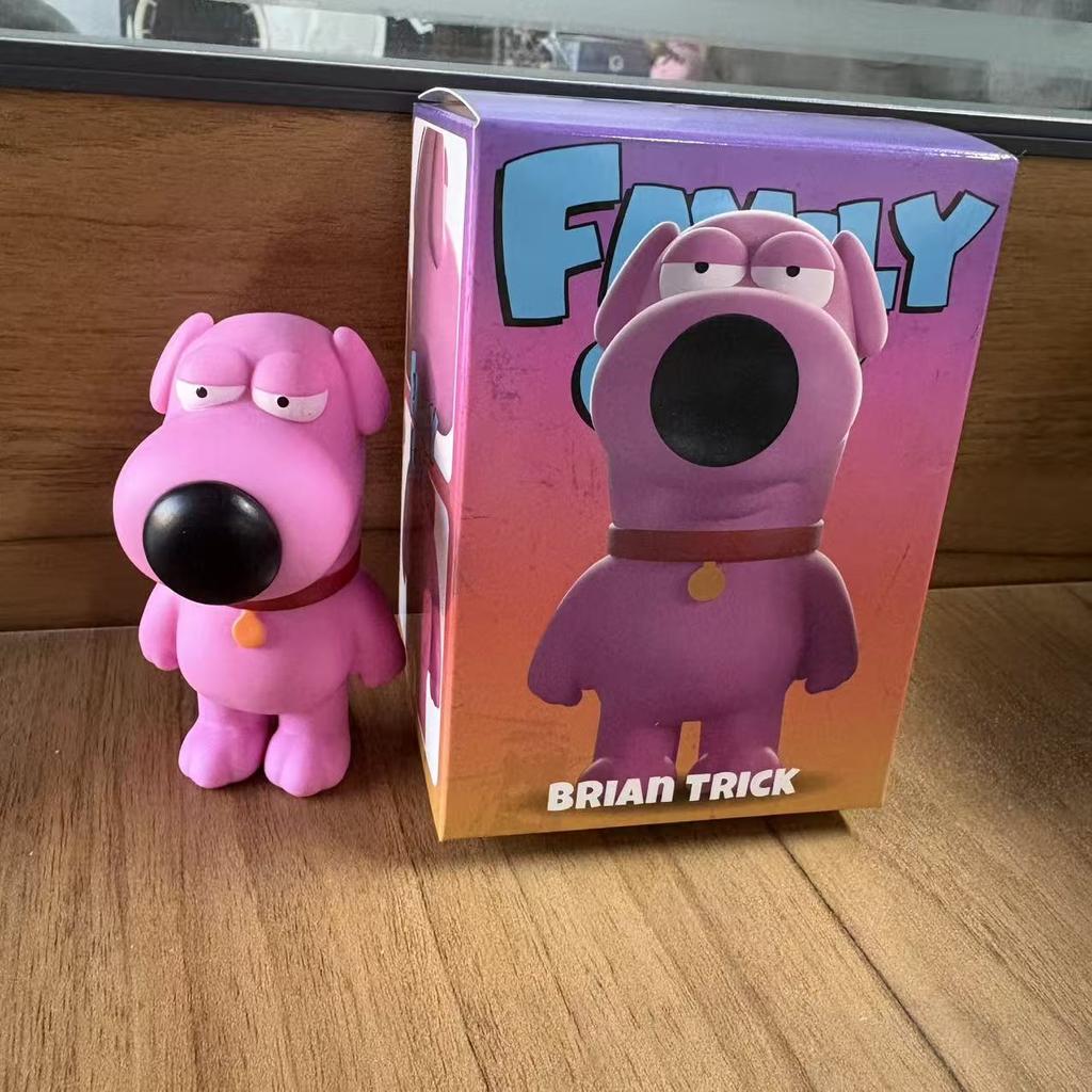 10Cm Animation Family Guy Puking Brian Stewie Duck Suit Pvc Action Figures Desktop Decoration Model Collectible Statues Toys Gifts