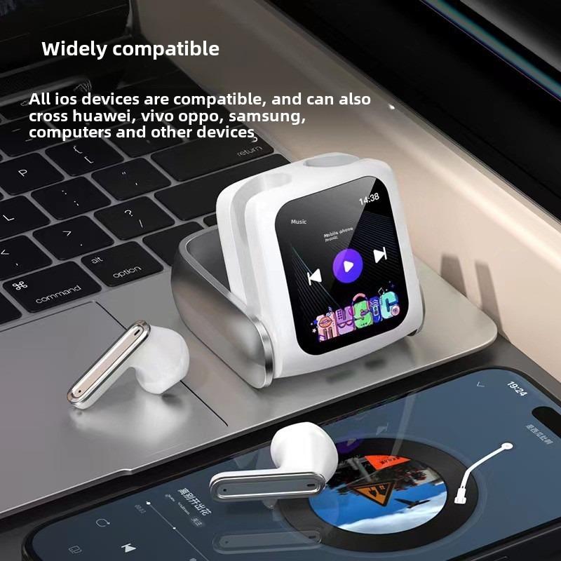 T71 Color screen Bluetooth headset foreign trade cross-border e-commerce full touch screen Bluetooth headset noise reduction ult