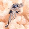 New Shining Crystal Brooches Lovely For Female Retro Fashion Women Jewelry Gift