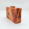 Marble Pattern Acrylic Dinner Bag, Grab Bag, One Shoulder Diagonal Span Wedding Fashion Women'S Bag