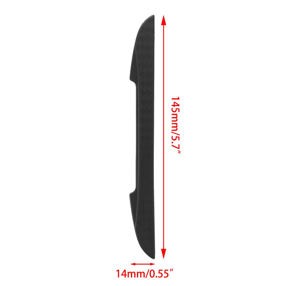 New 4PCS Protective Strip Car Side Door Edge Protector Scrape Guard Bumper Guards Handle Cover 3D Sticker Car Styling Emblem Interior Mirrors 6