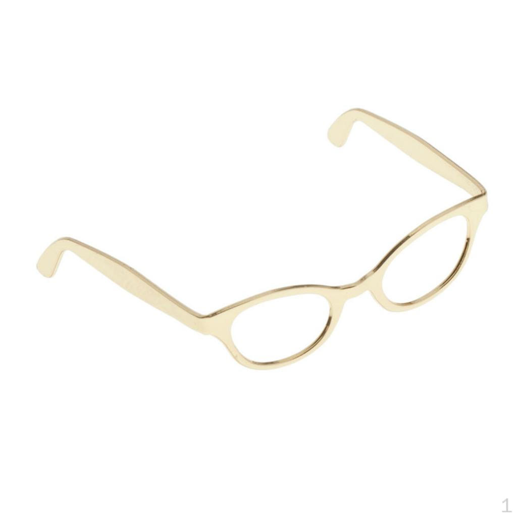 

Очки в полной оправе с линзами 1/6 для кукол 12 дюймов, фигурка чёрный