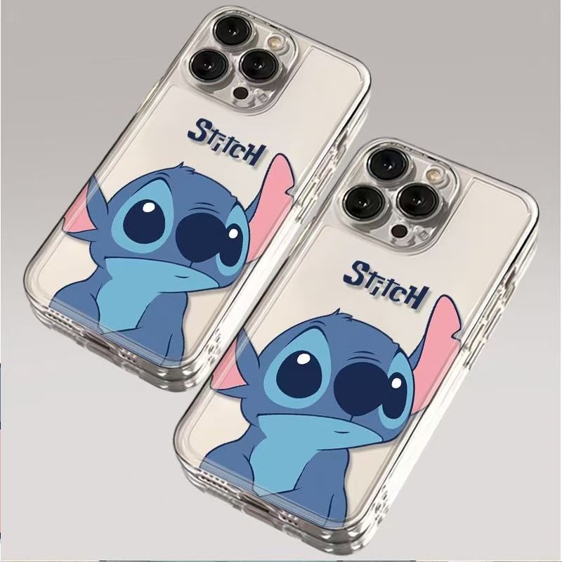 Apple mobile phone cartoon Stitch space case 11promax/11 cartoon/11 simple/11 soft case anti-drop 11