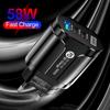 58W Multi-Plug Fast Charger with Dual USB & Type-C PD Ports