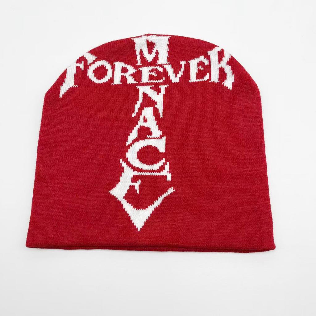 Halloween Series Jacquard Knitted Hat European and American Fashion Skull Portrait Beanie Pullover