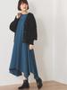 Knit Cable Short Cardigan BLACK FREE [Beams Heart] L/S Women's