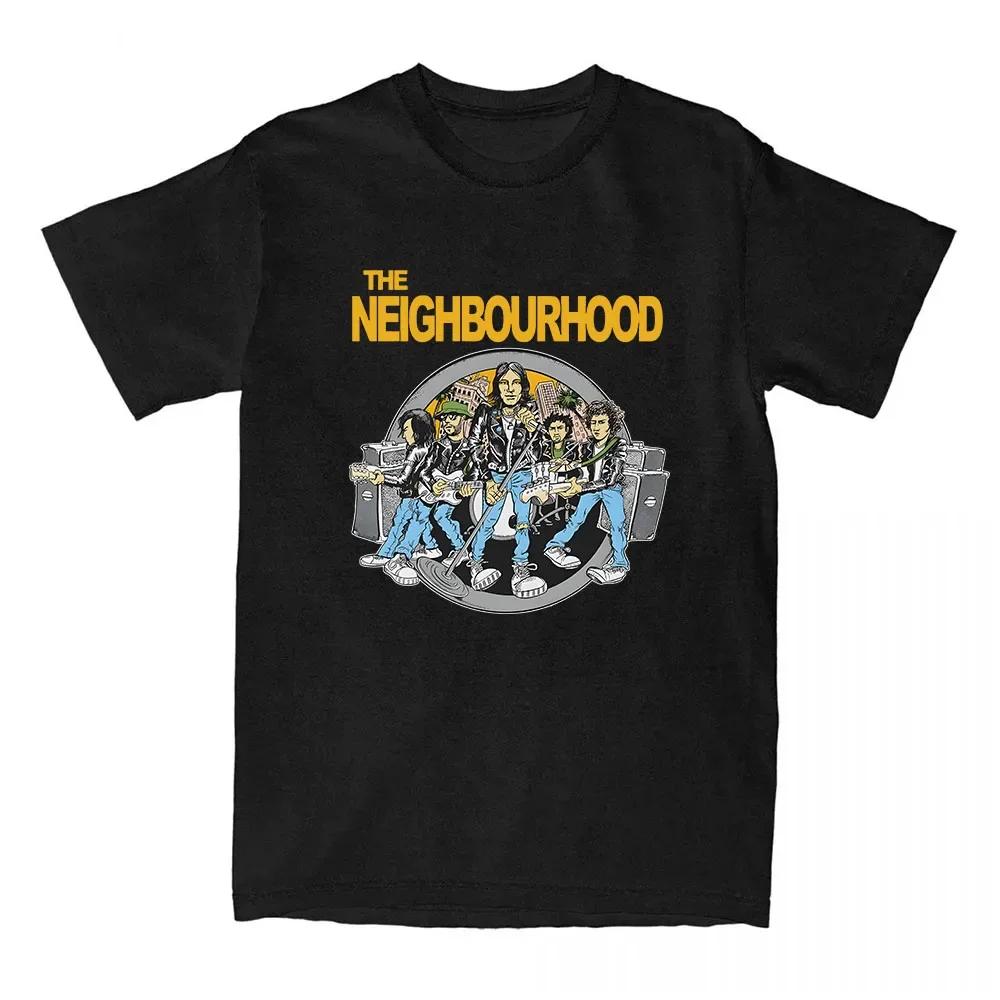 Das Viertel Nbhd Band Druck T-Shirt Baumwolle Hohe Qualität Unisex Unisex T-Shirts Damenkleidung Lässig Kurzarm T-Shirt Herren