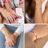 Sisters Card Bracelet 2-piece Set European and American Creative Stainless Steel Heart-shaped Good Friend Bracelet