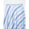 Women Striped Mid Length Straight Skirt Casual Daily Wear