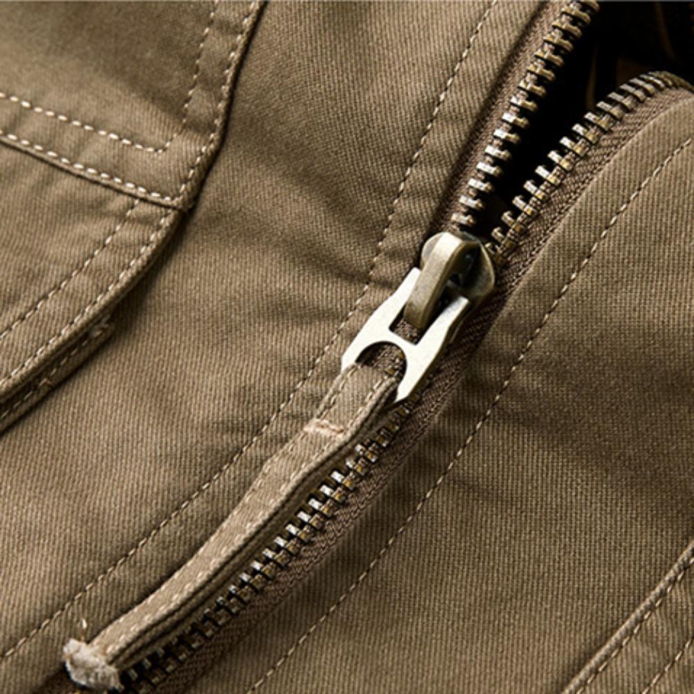 Winter Autumn 2025 New Fashion American Men's Solid Color Casual Trendy Solid Color Loose Warm Cotton Jacket Male Coats