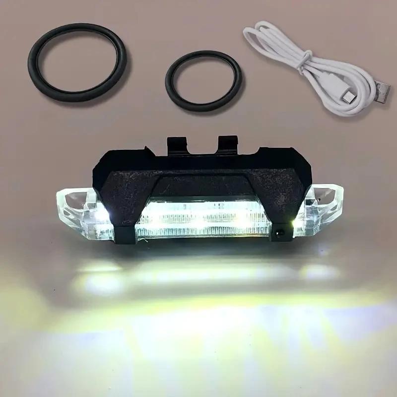 LED Mountain Bike Luggage Rack Light Waterproof Bicycle Rear Seat Reflective Taillight Night Ridding Safety Warning Reflector