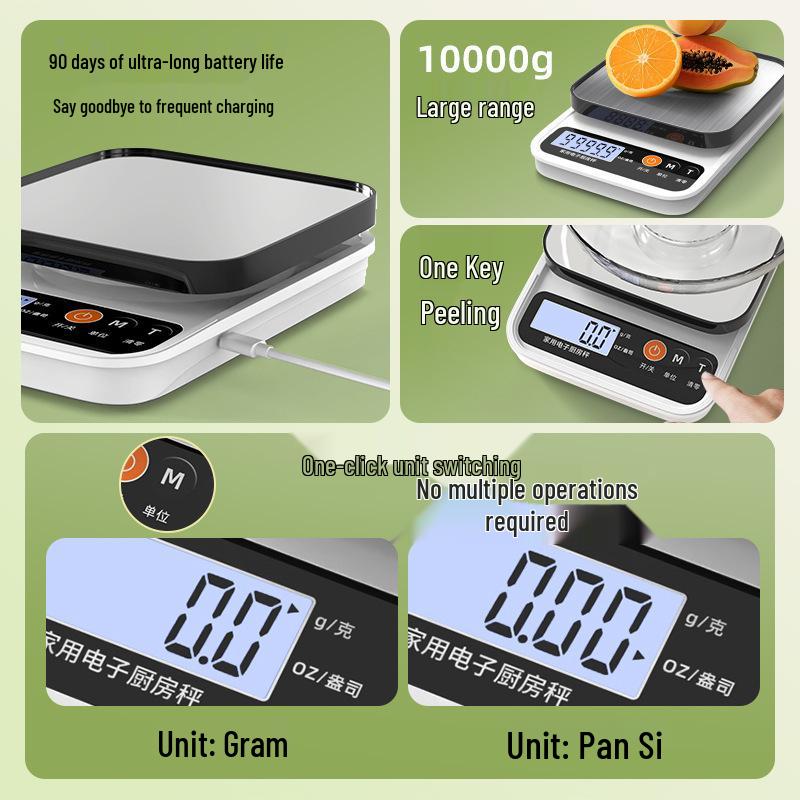 High Precision Mini Kitchen Weighing Scale for Baking and Food Measurement