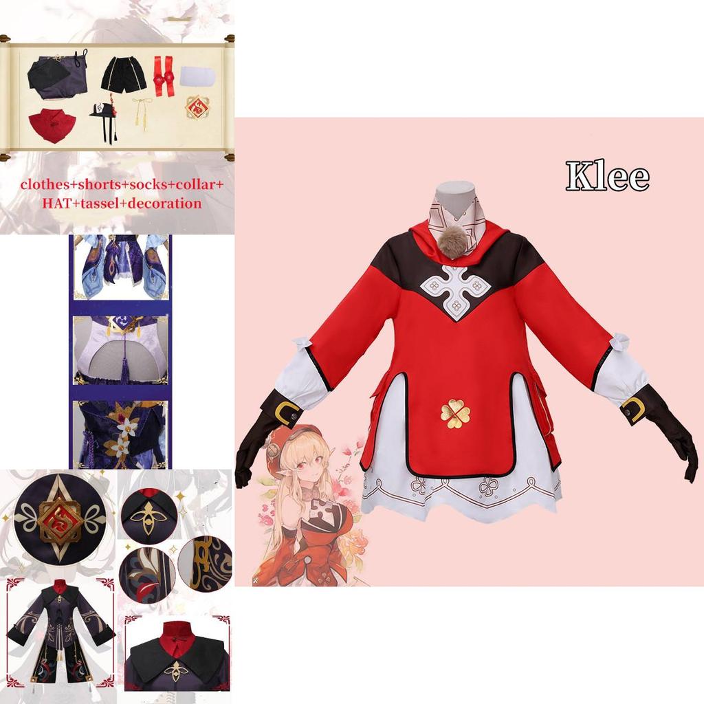 High-quality Polyester Cosplay Costume For Genshin Impact Fans