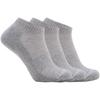 Skechers 3pk Unisex Terry Qtr Crew, Unisex Grey Socks