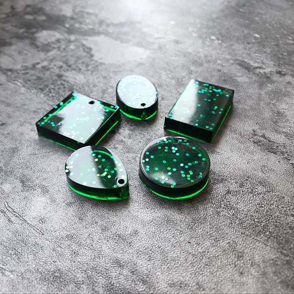 20PCS Craft Accessories Keyrings Keychain Pendant Silicone Mould Kit Resin Mold