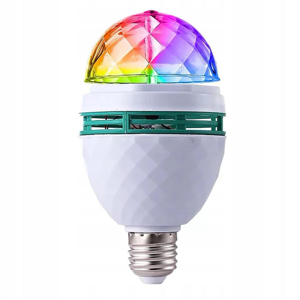 Disco Rotating Bulb E27 Rgb Disco Ball