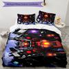 Skibidi Toilet 3pcs Bedding Set Duvet Cover Closure Includes 1 Duvet Cover & 2 Pillowcases for All Seasons Bedroom Home Dorm Decor