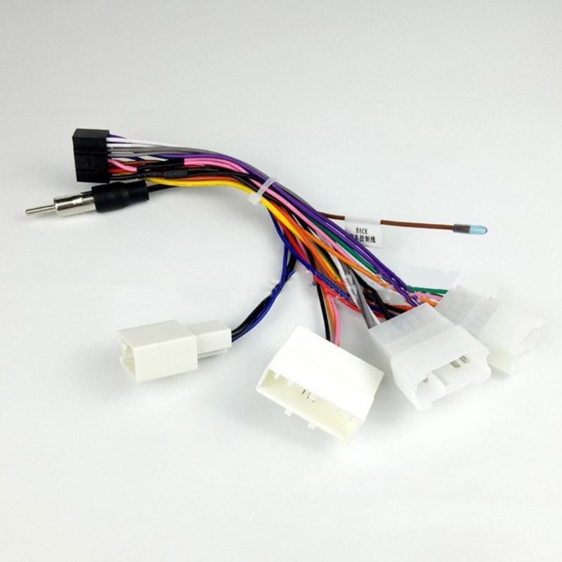 16-stykowy adapter kabla wtyczki Adapter kabla do okablowania radia Adapter kabla do samochodowego radia Adapter kabla do okablowania radia samochodowego