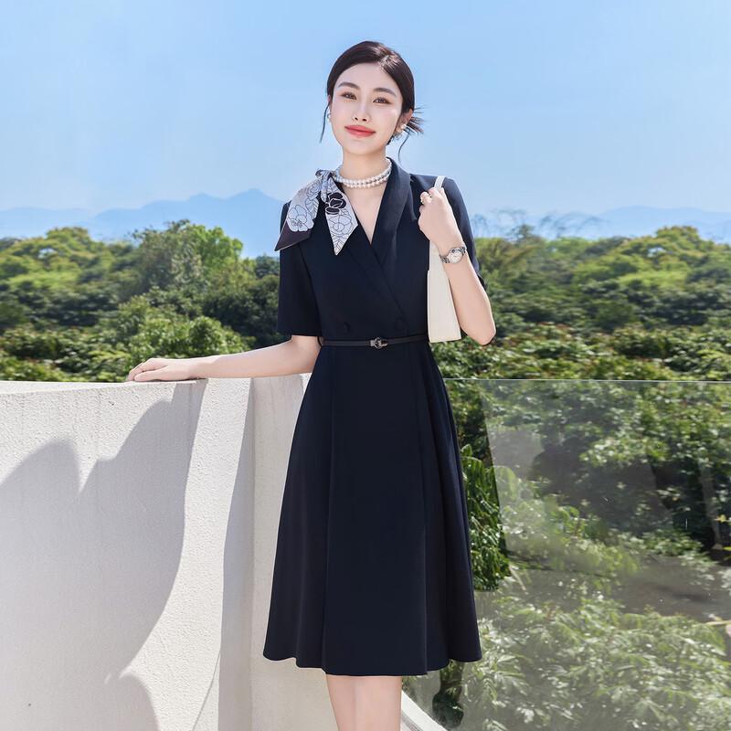 Terman Women's Professional A-Line Suit Dress