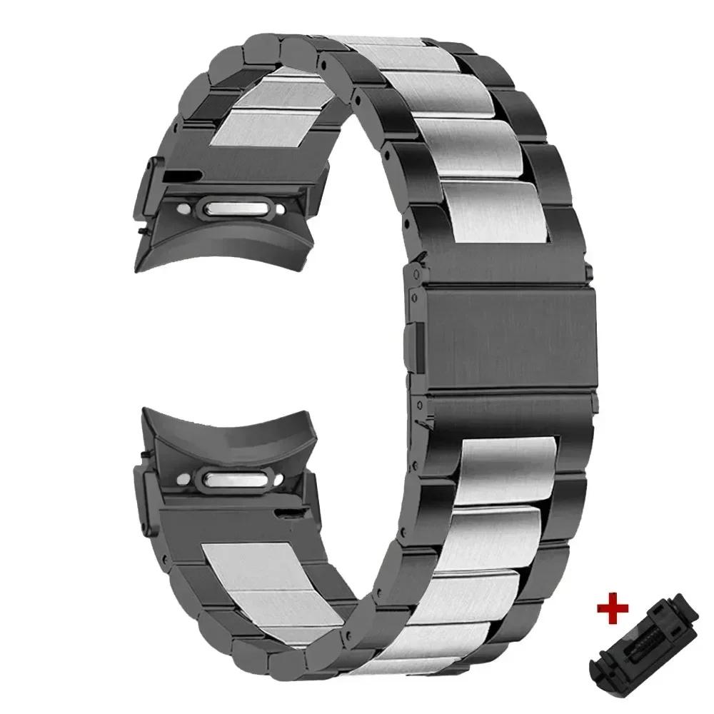 No Gaps Stainless Steel Band for Samsung Galaxy Watch 7 6 5 4 40mm 44mm 5Pro 45mm Metal Bracelet for 6Classic 43/47mm Wristband